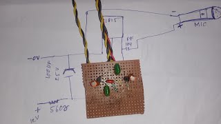 C1815 TRANSISTOR AMPLIFIER MIC CRINT DIAGRAMMANISANKARTECHNICAL001 [upl. by Anma]