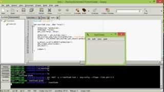 GTK C example with GUI created using Glade [upl. by Waly]
