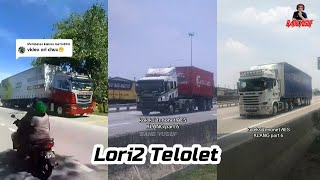 Tepi Sikit  Lori Tenonet Nak Lalu Bang  Kompilasi Truck  Lori Malaysia Horn Telolet [upl. by Wootan]