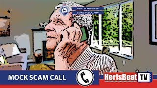 Do you know who is on the telephone Police release mock scam call [upl. by Behlke]