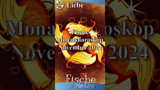 Fische LIEBE ❤️ Horoskop November 2024 [upl. by Enrico]