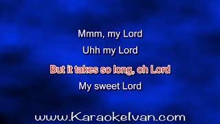 Billy Preston  My Sweet Lord en vivo KARAOKE [upl. by Ahsienek]