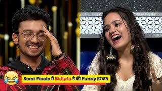 Indian Idol 13 SemiFinale  Bidiptaviral funny momentsgr YouTube channel viral [upl. by Enyamrahs663]