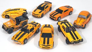 Transformers Movie Studio Series Deluxe Bumblebee 8 Vehicle Car Robot Toys [upl. by Rennold]