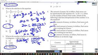 Math Accuplacer Quantitative Reasoning Algebra and Statistics Mar 11 2021 905 PM [upl. by Victoir]