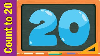 Count to 20 Chant for Children  Learn Numbers 1 to 20  Learn Counting Numbers  Fun Kids English [upl. by Aslam185]