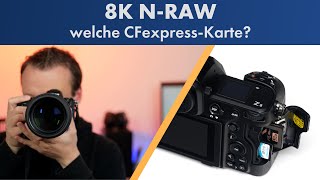 Welche CFexpressKarten für 8K NRAW Nikon Z8Z9 [upl. by Gnim445]