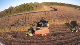 Chopping Corn Silage near West Alexandria Ohio [upl. by Diskin956]