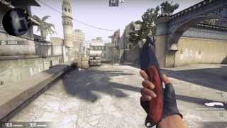 CSGO Trading Gut Knife Blue Steel Minimal Wear [upl. by Sessler]