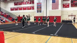 Northwest Catholic Cheerleading 2020 Fairfield Warde [upl. by Uuge]