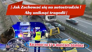 Czy Potrafisz się zachować na Autostradzie  Jak uniknąć Tragedii [upl. by Aekahs27]