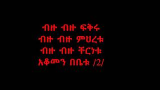 Bizu Bizu Fikru ብዙ ብዙ ፍቅሩ [upl. by Elyagiba]