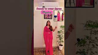 Myntra Ready to wear Saree Haul 😱 Farewell Party Saree shorts saree partysarees myntrafinds [upl. by Rubia407]