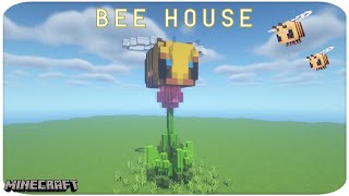 Minecraft  Cute Bee House  Tutorial [upl. by Arekahs]