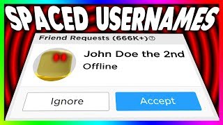 rare roblox usernames 4 SPACED USERNAMES [upl. by Phillipe51]