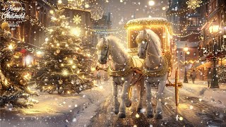 Beautiful Snowy Christmas Ambience 🎁Best Christmas Songs of All Time Peaceful Christmas Piano Music [upl. by Siramad]