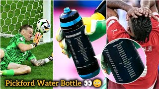 Watch As Pickford water bottle helps him to save Akanjis penalty 🔥😲  England Vs Switzerland [upl. by Sayles775]