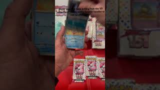 Quick pulls from Zapdos 151 Pokemon collection pokemon pokemaniac pokemoncards boosterbox r [upl. by Balling]