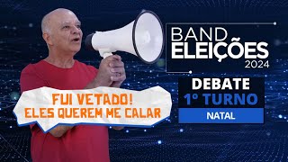 DEBATE NA BAND PARA PREFEITURA DE NATAL  REACT NANDO POETA [upl. by Ahsilyt]