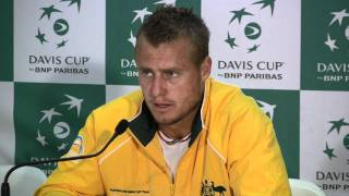 Roger Federer and Lleyton Hewitt interview 16 September 2011 [upl. by Garfield]