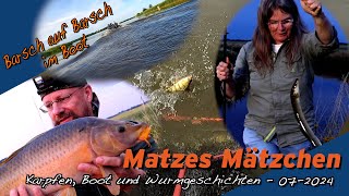 Matze Koch Karpfen Boot und Wurmgeschichten  Matzes Mätzchen 072024 [upl. by Hereld]