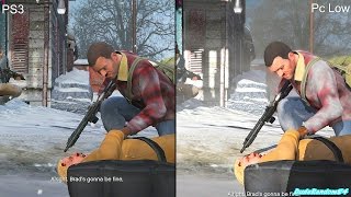 GTA 5 Pc Low Settings Vs PS3 Graphics Comparison [upl. by Emily]