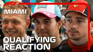 Drivers React After Qualifying  2023 Miami Grand Prix [upl. by Allecram856]