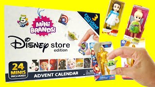 2022 Disney Store Edition Advent Calendar 5 Surprise Toy Mini Brands [upl. by Odnuges]