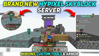 Brand New Hypixel Skyblock Server Released For Minecraft Pe [upl. by Marita]