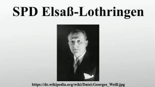 SPD ElsaßLothringen [upl. by Nor]