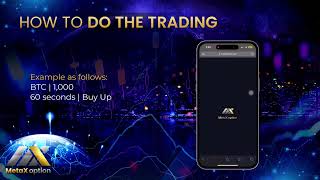 How to do the trading with MetaX Option using mobile phone  MetaX Option [upl. by Nefen868]