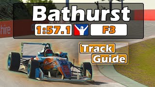 iRacing F3 Bathurst Mount Panorama Track Guide  1571  2024 Season 1 [upl. by Kcirrad]