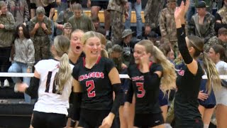 AplingtonParkersburg sweeps SumnerFredericksburg for 2A State Volleyball berth [upl. by Massimiliano]