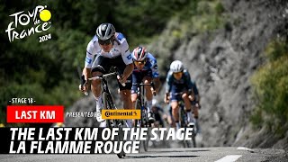 Last Km  Stage 18  Tour de France 2024 [upl. by Alanah1]