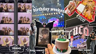 my birthday weekend 𐦍༘⋆shoppingboomerskrazy concert amp cuco concert [upl. by Bracci]