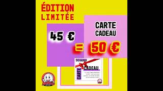 🎁 Carte Cadeau 👉 45 €  50 € Édition limitée MesBilles Pour Offrir et économiser  billes [upl. by Diandre]