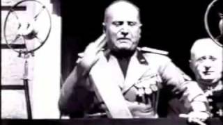 Mussolini famoso discorso in dialetto barese [upl. by Uwton571]