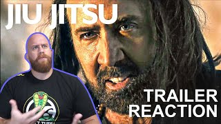 JIU JITSU MOVIE OFFICIAL TRAILER REACTION Nicolas Cage Tony Jaa Frank Grillo [upl. by Haden403]