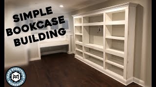 Building A Simple Book Case Woodworking How To [upl. by Acirt]