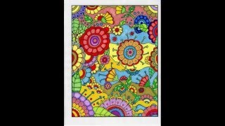 Alien Flowers From Another Dimension  Coloring Book [upl. by Jennette]