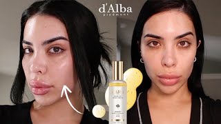 I tried d’Alba products for 7 days and THIS is what happened shocking results [upl. by Perrie]