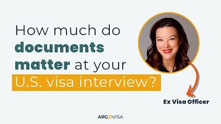 What will a Visa Officer think about your documents at your US visa interview [upl. by Ateiram97]