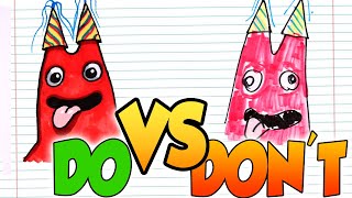 DOs amp DONTs Drawing GARTEN OF BANBAN In 1 Minute CHALLENGE [upl. by Lilybelle268]