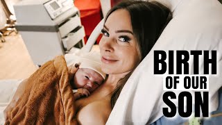 EMOTIONAL LIVE BIRTH OF OUR SON  CHATWIN LABOR AND DELIVERY [upl. by Eniamreg]