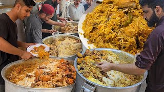 Famous Al Rehman Chicken Biryani  People are Crazy for Roadside Street Food Chicken Biryani [upl. by Fein]