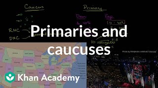 Primaries and caucuses  American civics  US History  Khan Academy [upl. by Gupta]