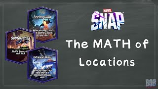 The MATH of Locations Subterranea Lechuguilla Vibranium Mines  Marvel Snap [upl. by Aivatal241]