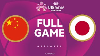 China v Japan  Full Basketball Game  FIBA U18 Womens Asia Cup 2024  Divison A  Group Phase [upl. by Ellenod]