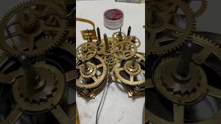 Antique clock movement Ansonia  New York 🕰️🕰️🕰️ clock collection clockmaker miami video [upl. by Kcirddahc687]