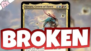 This Commander is Broken  Hinata DawnCrowned  Overpowered  Kamigawa Neon Dynasty Spoiler  MTG [upl. by Uyr849]